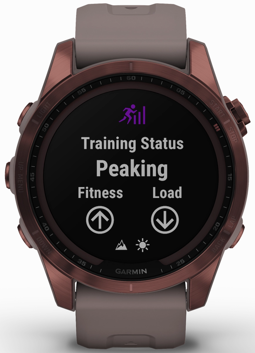Garmin Watch Fenix 7S Sapphire Solar Dark Bronze Titanium D