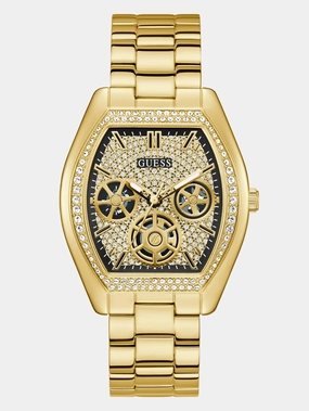 Gold-Tone Multifunction Watch
