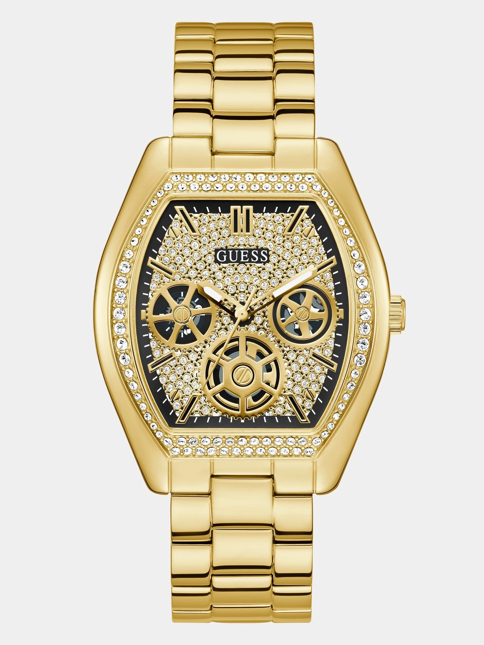 Gold-Tone Multifunction Watch