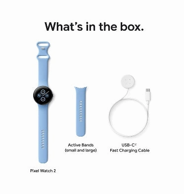 GOOGLE PIXEL WATCH 2 BLACK/OBSIDIAN