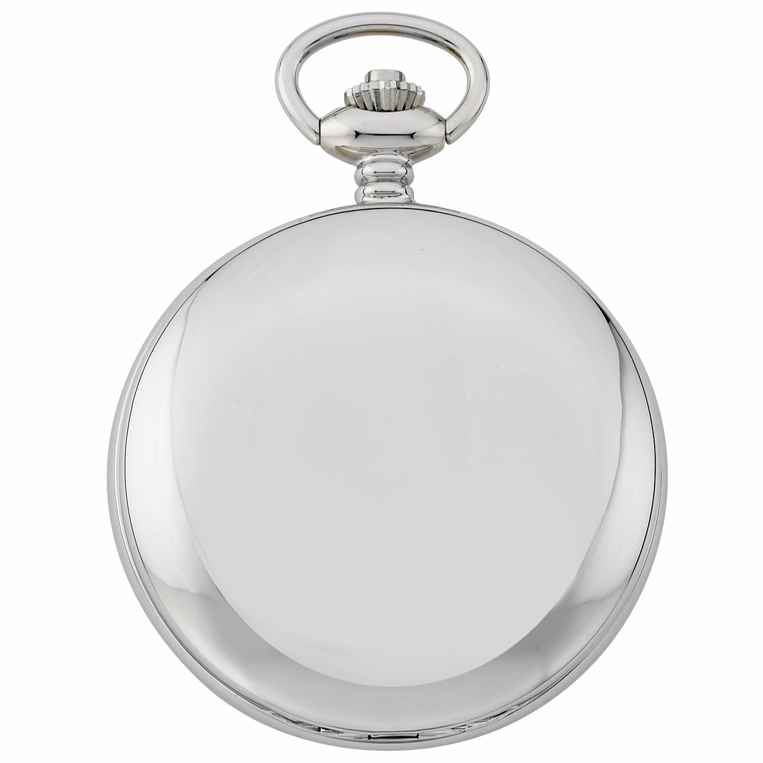 Gotham Men's Classic Silver-Tone Polished Case Double Hunter 17 Jewel Mechanical Pocket Watch # GWC18808S