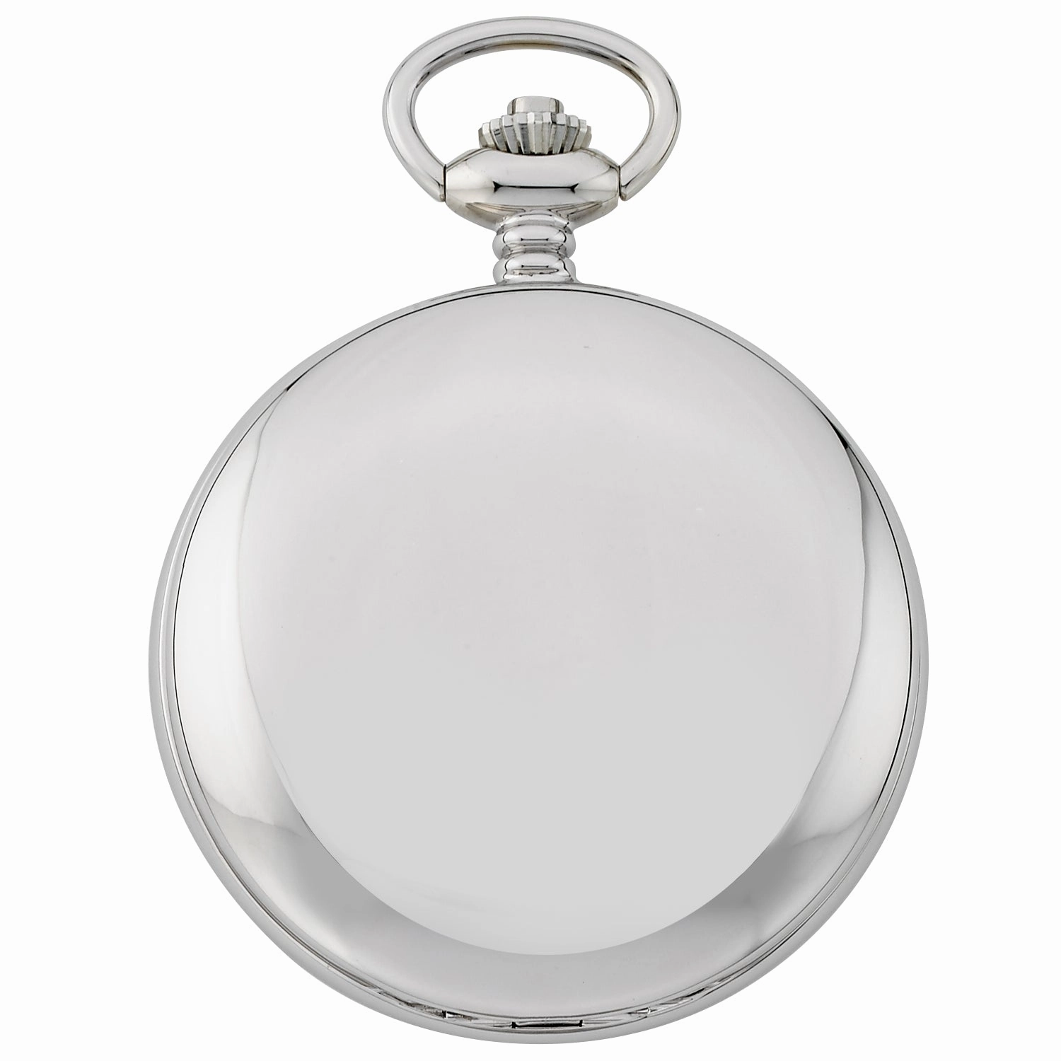 Gotham Men's Classic Silver-Tone Polished Case Double Hunter 17 Jewel Mechanical Pocket Watch # GWC18809SBU