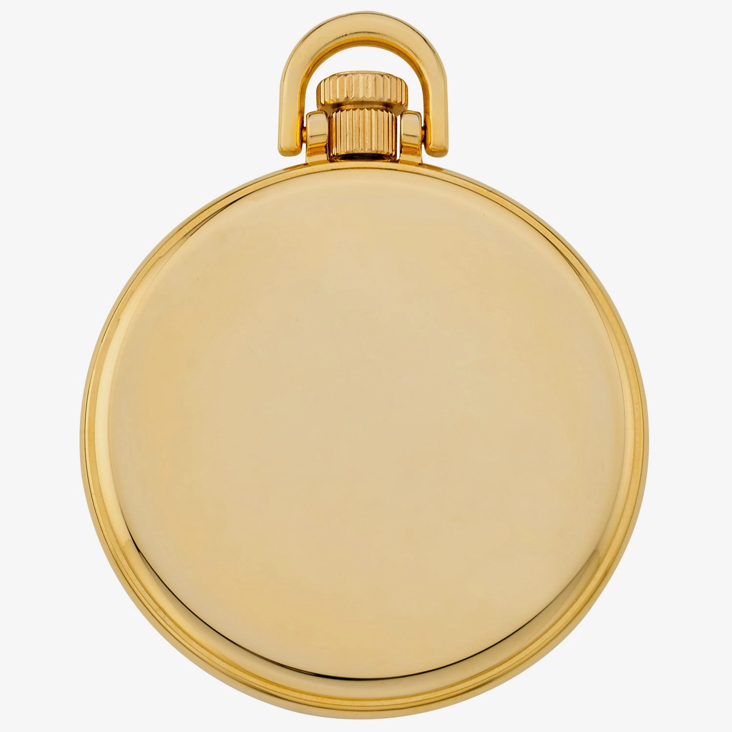 Gotham Men's Gold-Plated Stainless Steel Mechanical Hand Wind Railroad Style Pocket Watch # GWC14106G