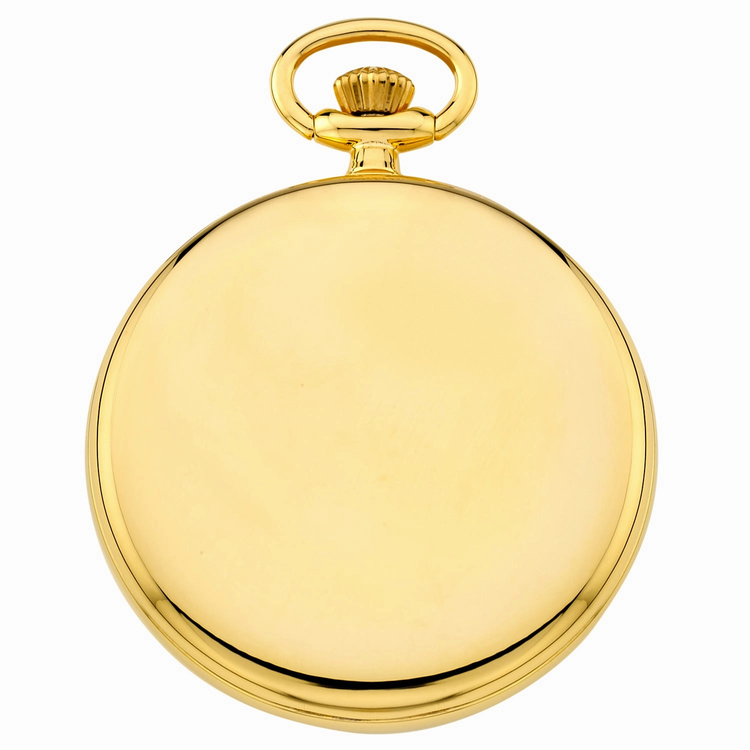 Gotham Men's Gold-Tone Analog Quartz Date Railroad Pocket Watch # GWC14101G
