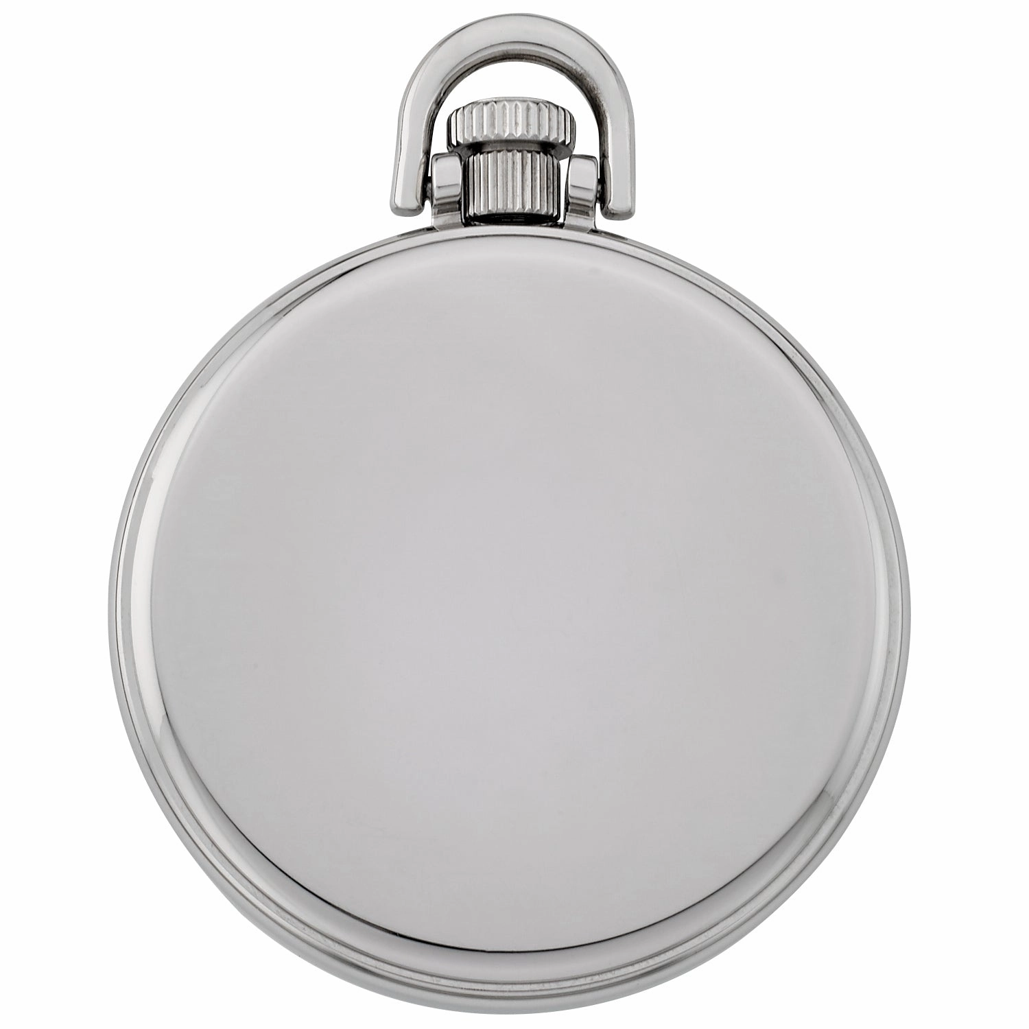 Gotham Men's Stainless Steel Mechanical Hand Wind Railroad Style Pocket Watch # GWC14106S