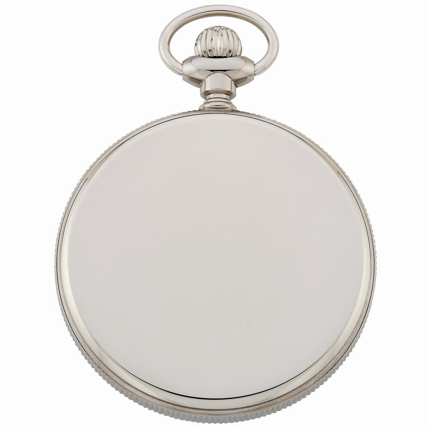 Gotham Men's Stainless Steel Mechanical Hand Wind Railway Classic Nostalgia Series Pocket Watch # GWC14124S