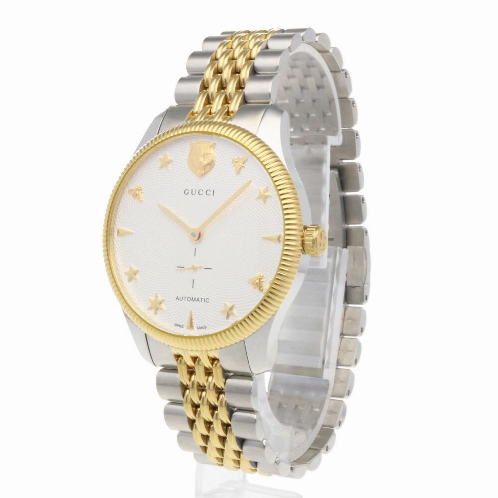 Gucci G-Timeless Stainless Steel Wristwatch (Pre-Owned)