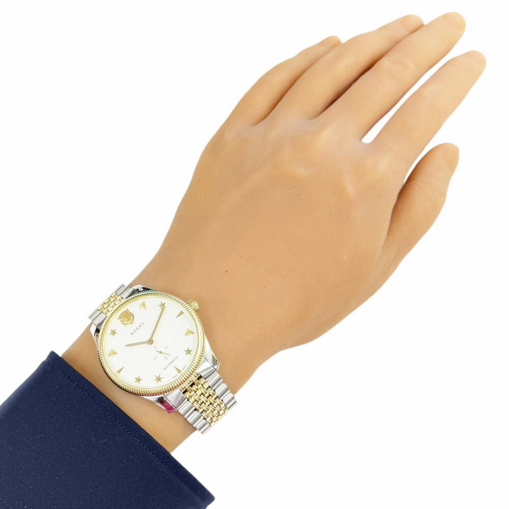 Gucci G-Timeless Stainless Steel Wristwatch (Pre-Owned)