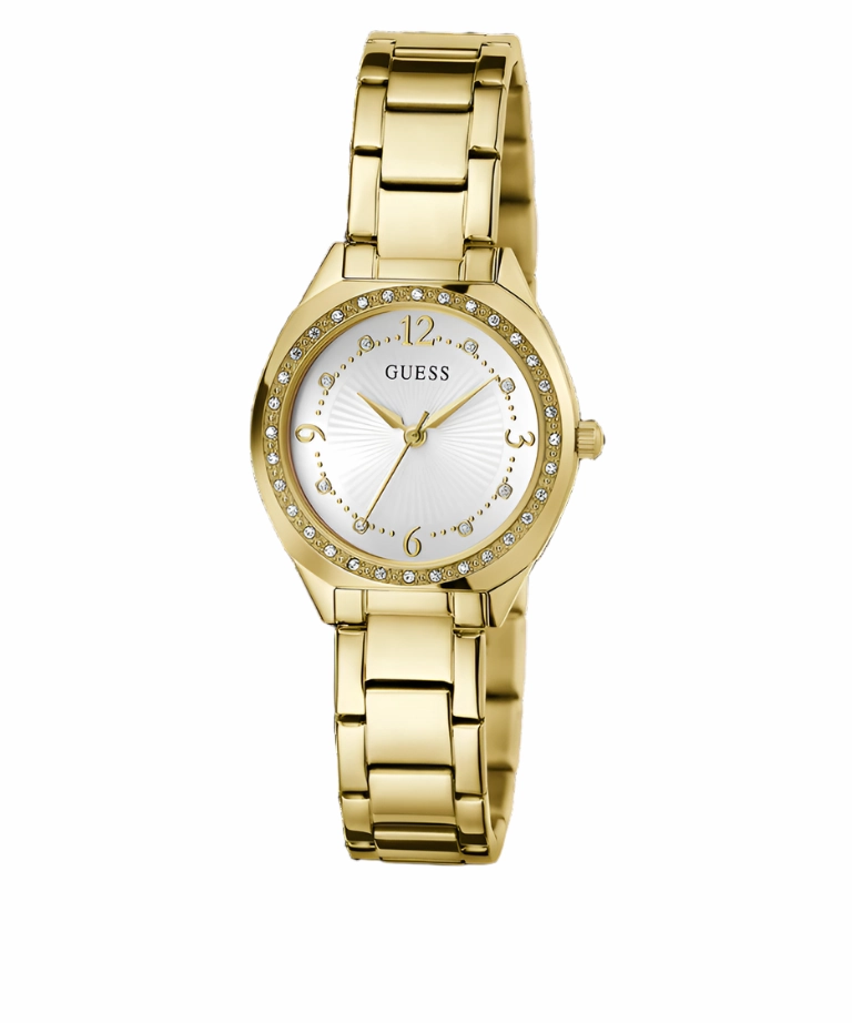 Guess Charlotte Crystal Gold-Tone Analog Watch GW0767L2