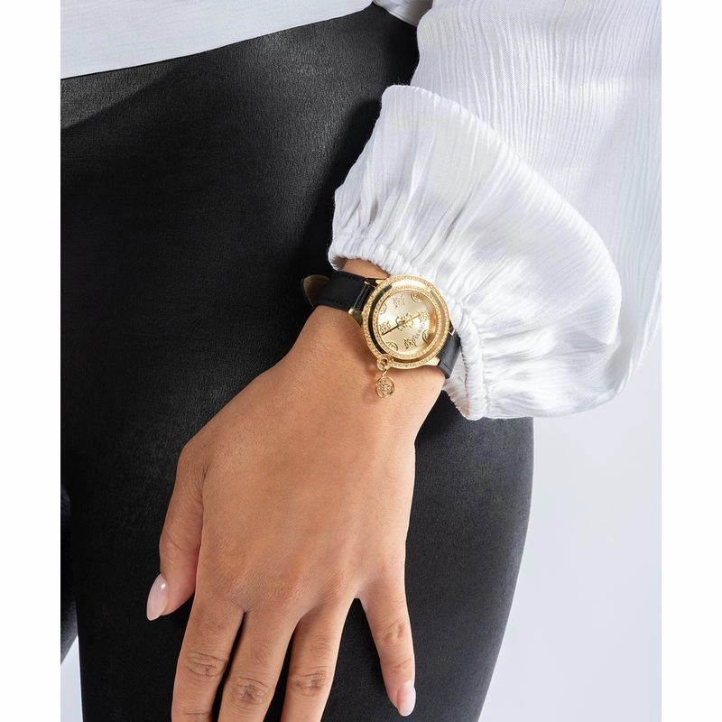 Guess Charmed Champagne Dial Analog Watch