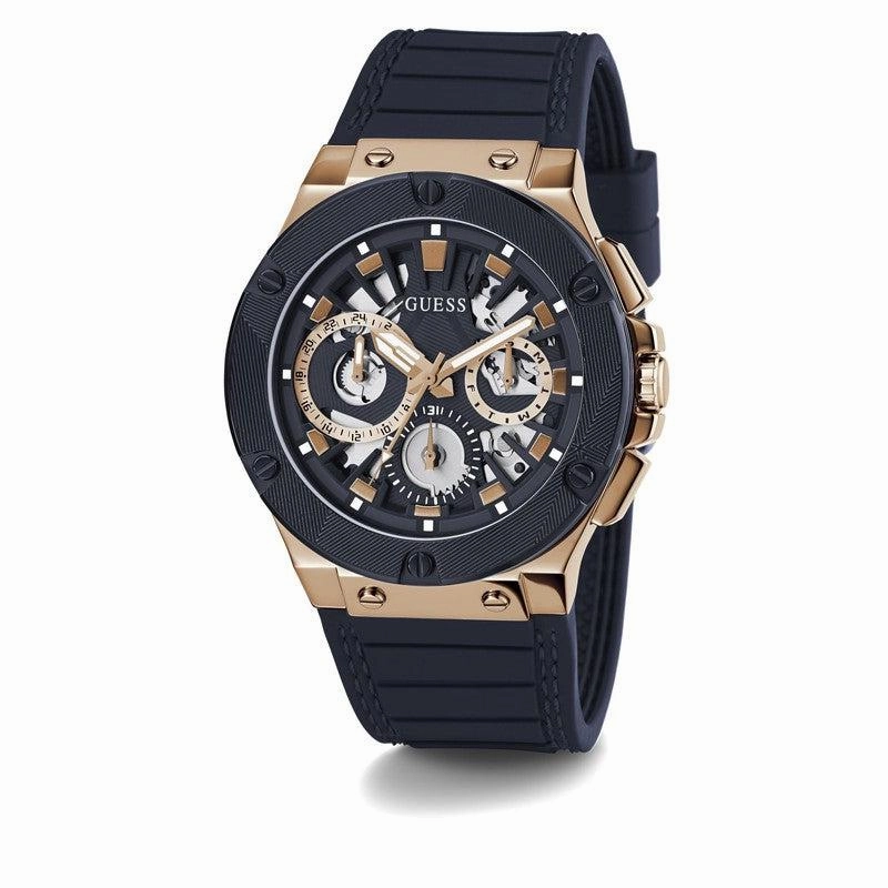 GUESS Circuit Mens Navy Multi-function Watch GW0487G4