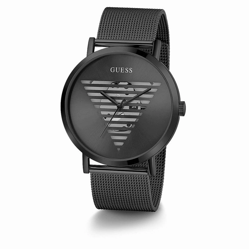 Guess Idol Black Case Analog Gents Watch GW0502G2