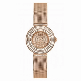 Guess Ladies Dream Stainless Steel Rose Gold Watch GW0550L3
