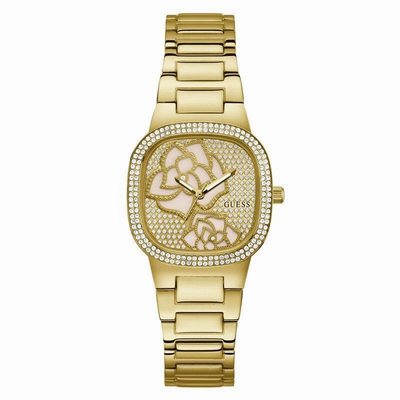 GUESS Ladies Gold Tone Analog Watch GW0544L2