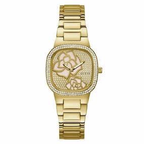 GUESS Ladies Gold Tone Analog Watch GW0544L2