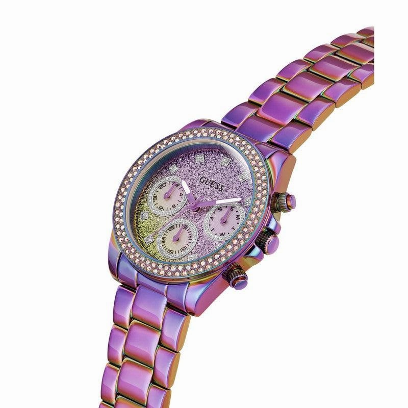 GUESS Ladies Iridescent Tone Multi-Function Watch GW0483L5