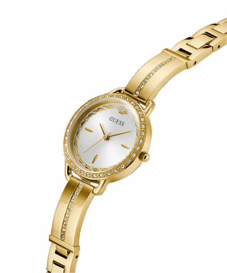 Guess Limited Edition Lunar New Year White Dial Stainless Steel Watch GW0856L1