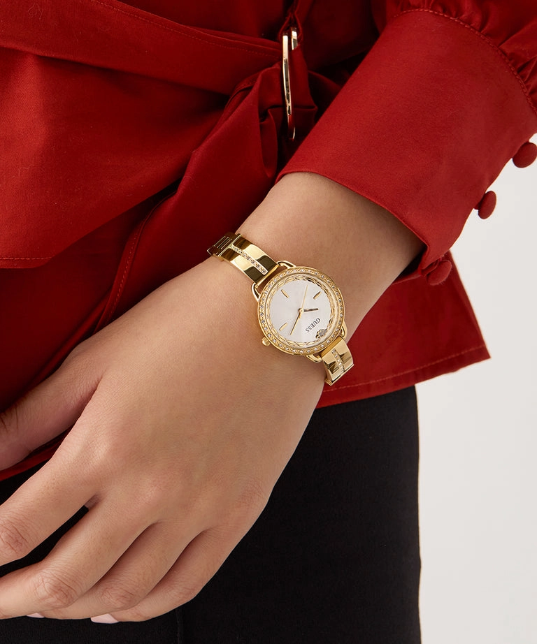 Guess Limited Edition Lunar New Year White Dial Stainless Steel Watch GW0856L1