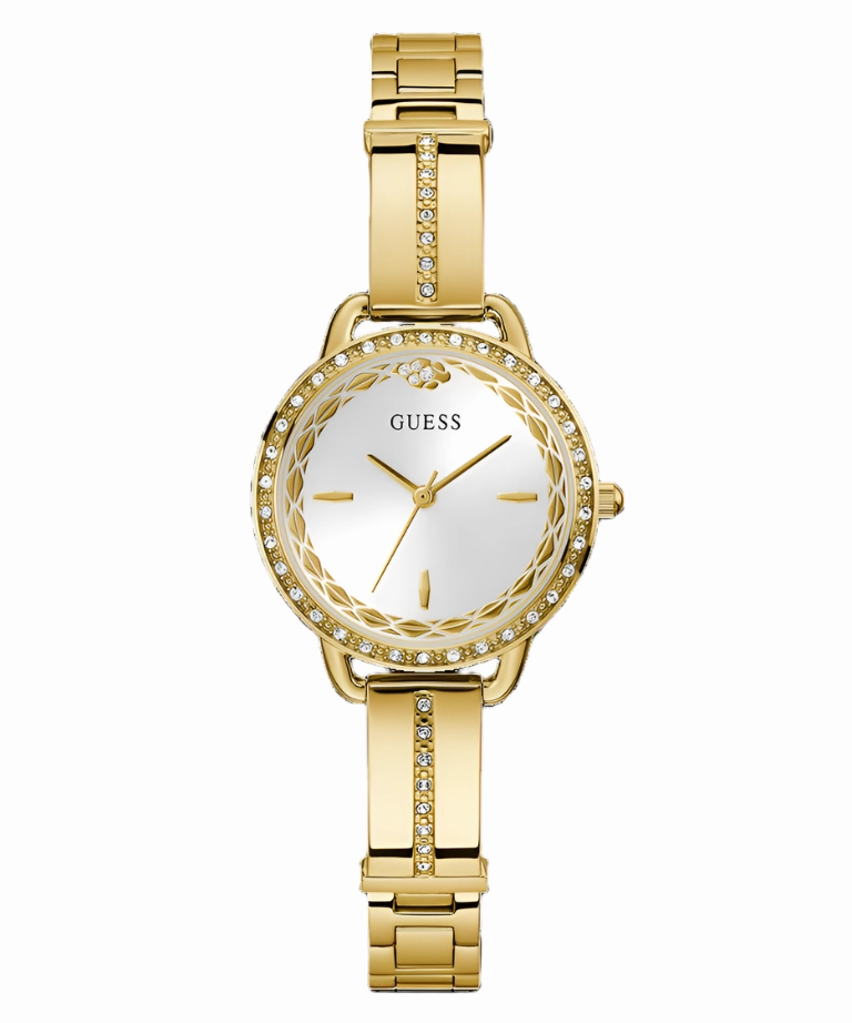 Guess Limited Edition Lunar New Year White Dial Stainless Steel Watch GW0856L1
