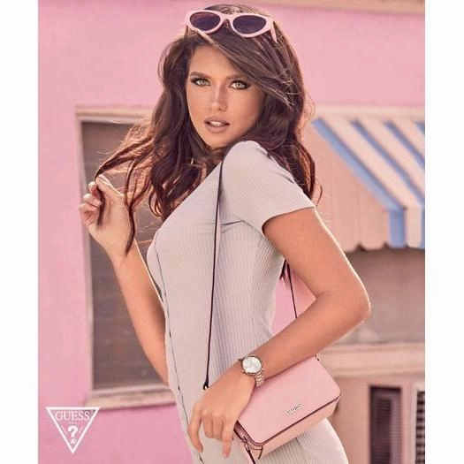 Guess Sparkling Rose Rose Gold Tone Analog Ladies Watch GW0242L3