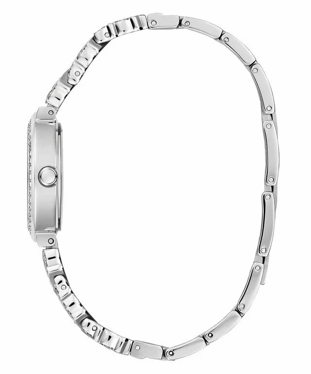 Guess Treasure Silver Dial Stainless Steel Watch GW0476L1