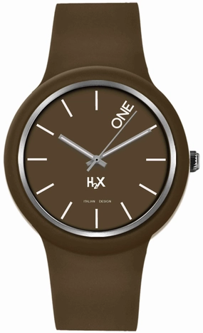 H2X One 42mm Gent Marrone Unisex cod. P-SM430UM4