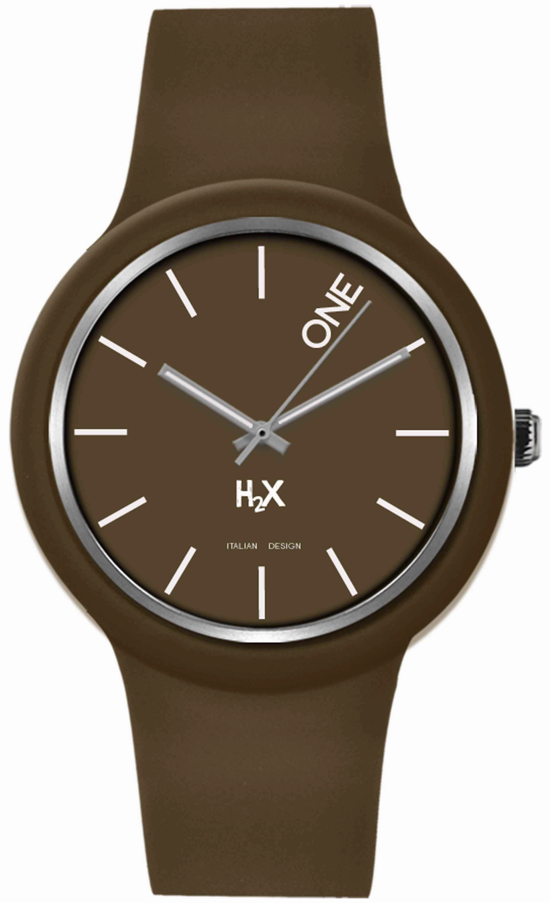 H2X One 42mm Gent Marrone Unisex cod. P-SM430UM4