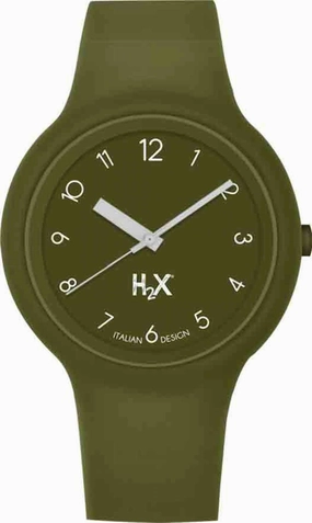 H2X One 43MM Gent Verde Unisex cod. P-SV390UVA