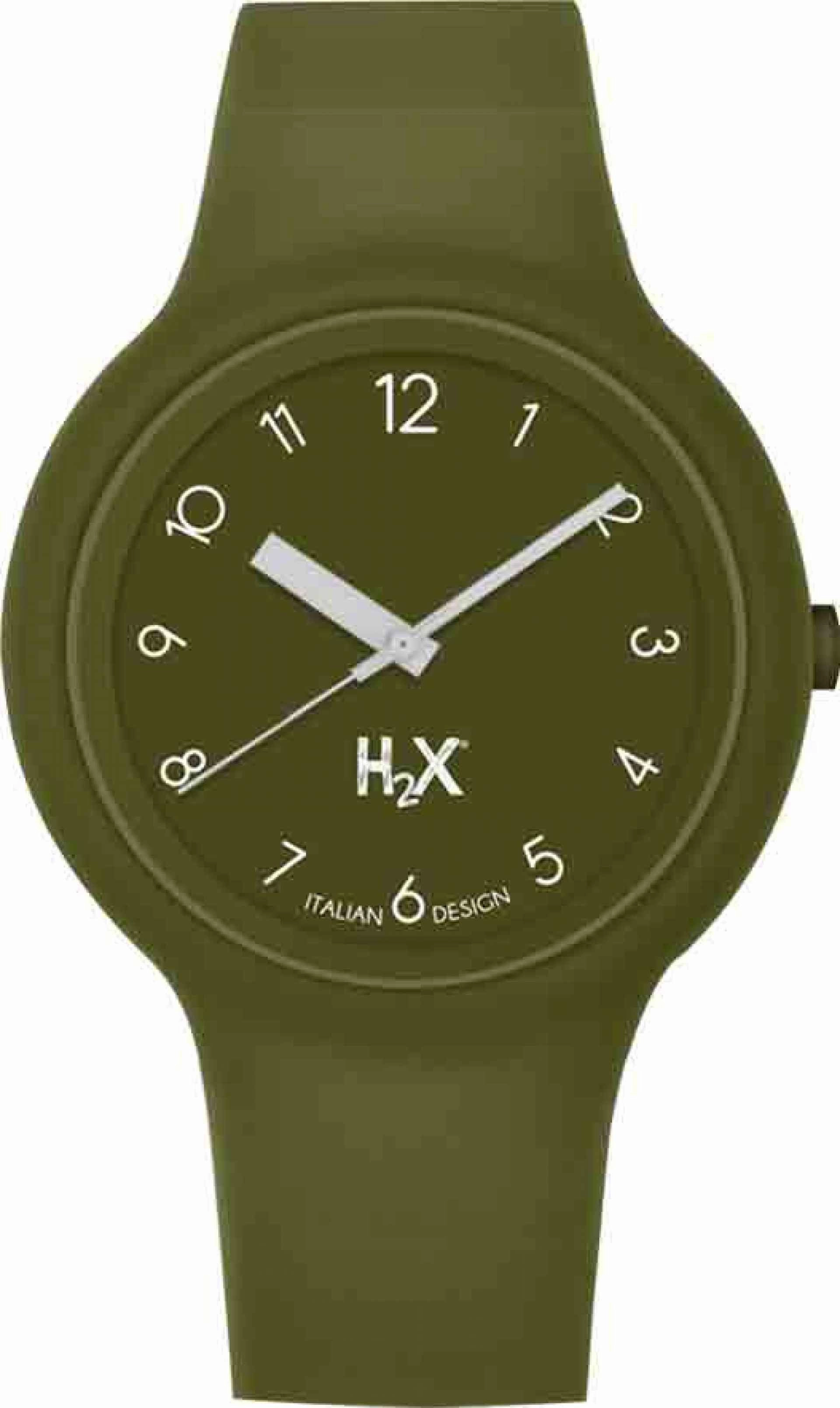 H2X One 43MM Gent Verde Unisex cod. P-SV390UVA