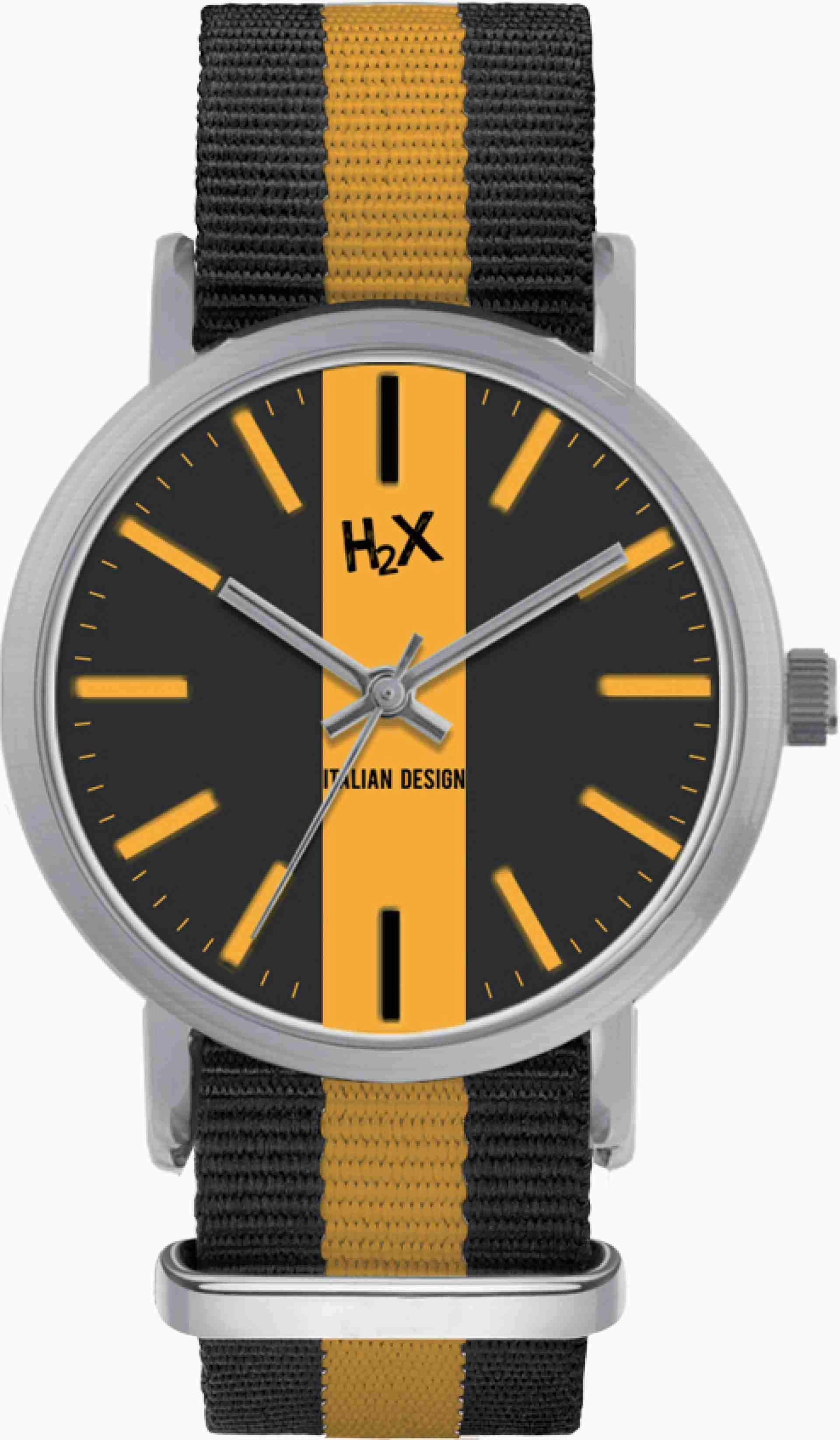 H2X Tidy 39mm Nero-Arancione Unisex cod. P-FA415XL6