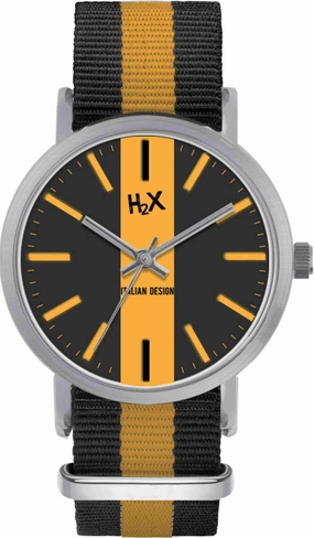 H2X Tidy 39mm Nero-Arancione Unisex cod. P-FA415XL6