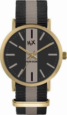 H2X Tidy 39mm Nero-Marrone Unisex cod. P-FG415XL3