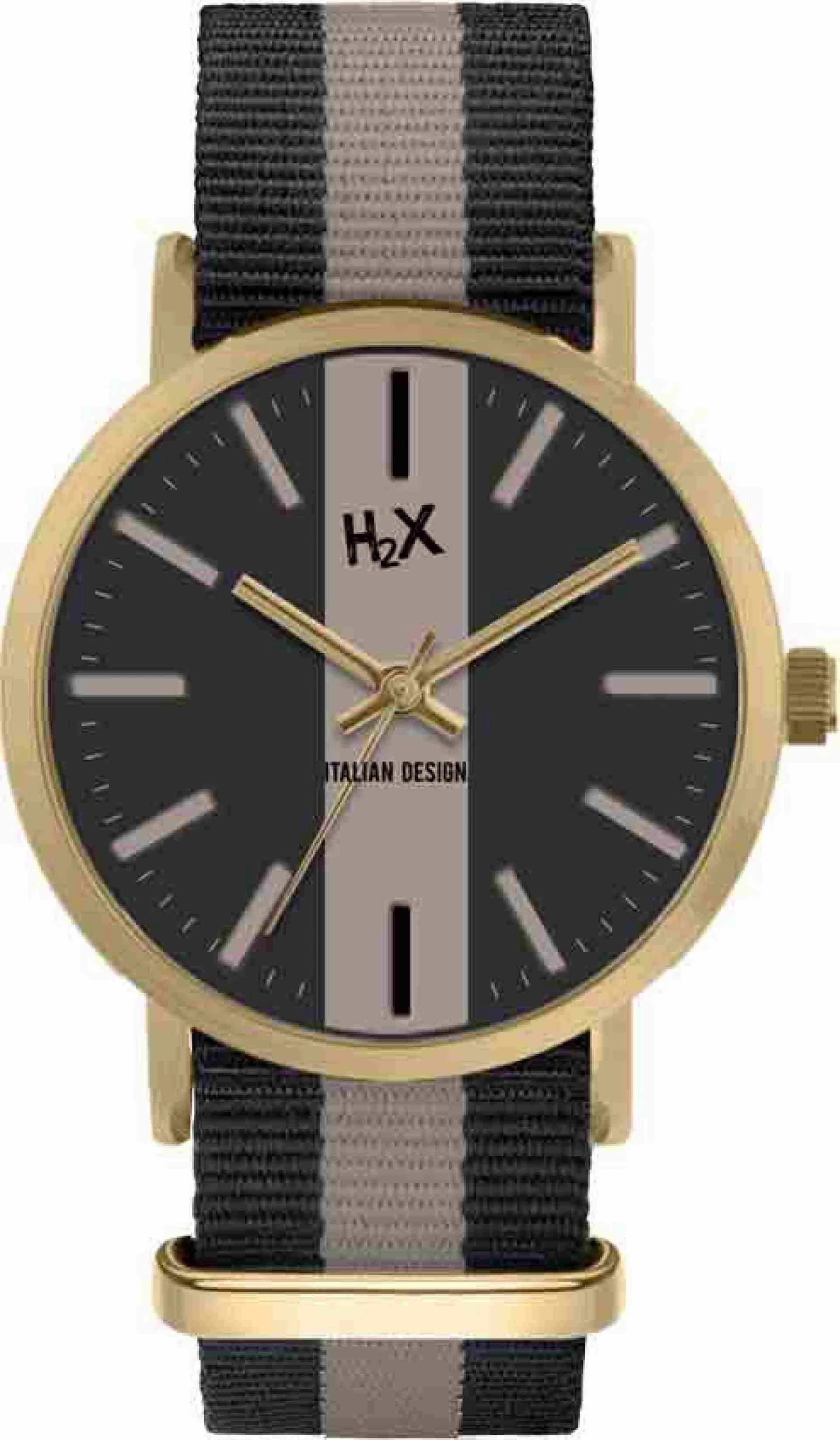 H2X Tidy 39mm Nero-Marrone Unisex cod. P-FG415XL3