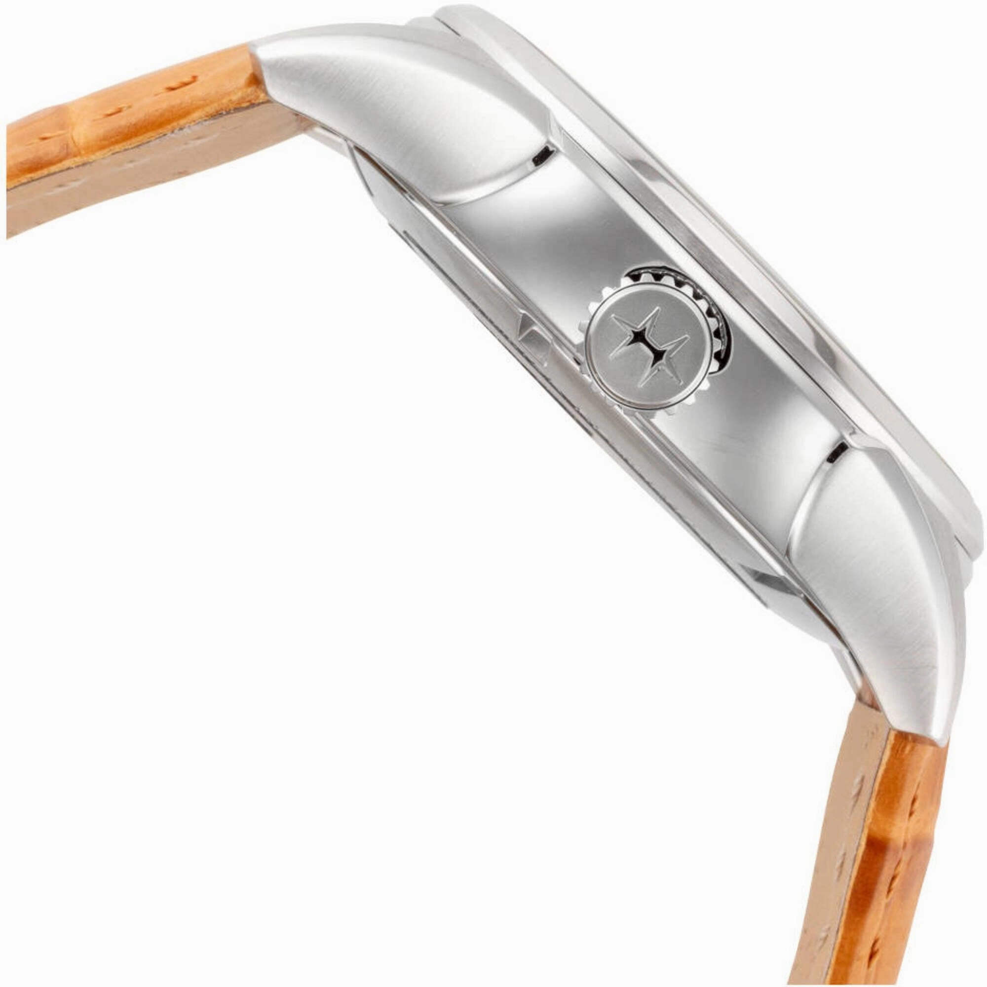 Hamilton Men's Watch - Jazzmaster Blue Dial Brown Calf Leather Strap | H32635541