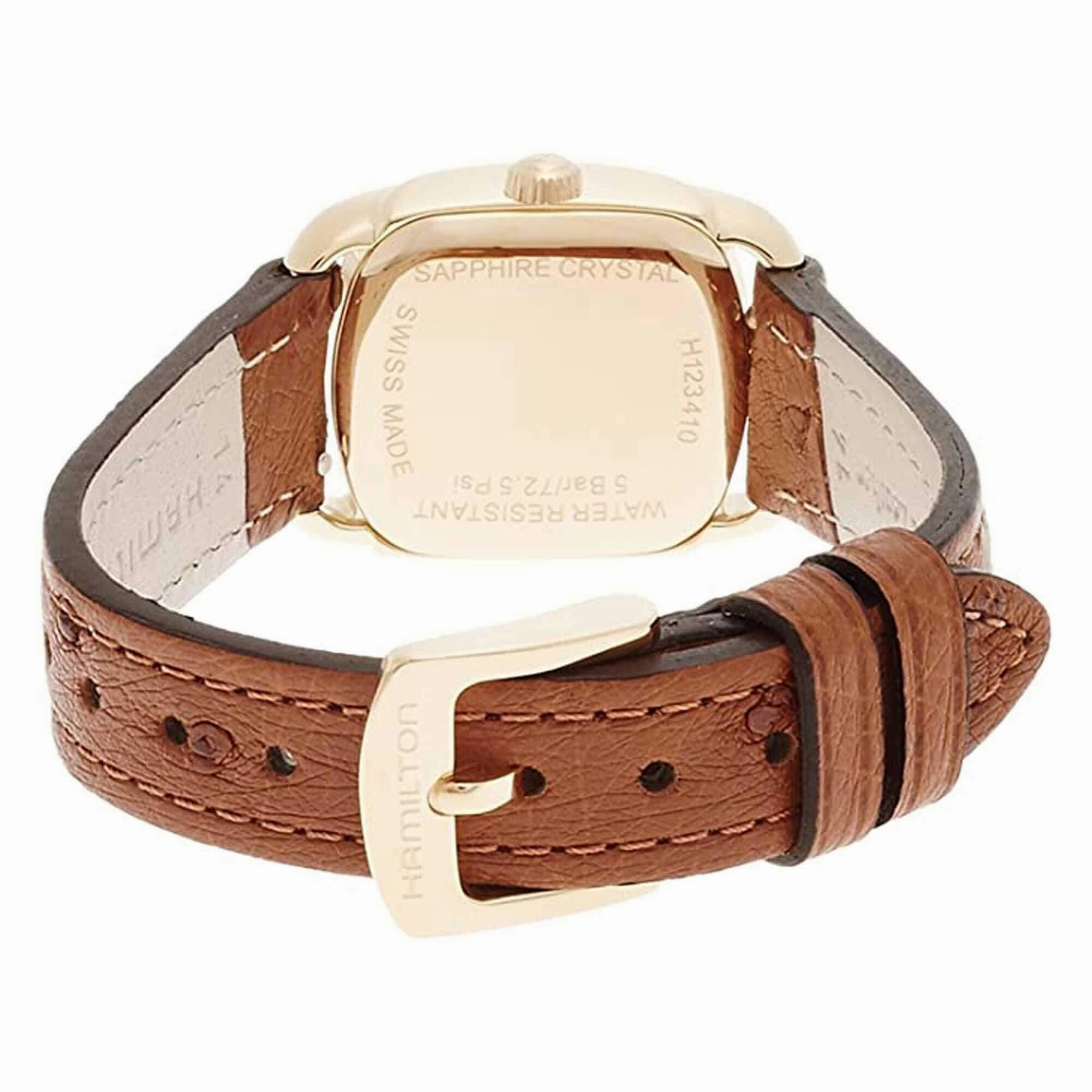 Hamilton Women's Watch - American Classic Bagley Ostrich Leather Strap | H12341555