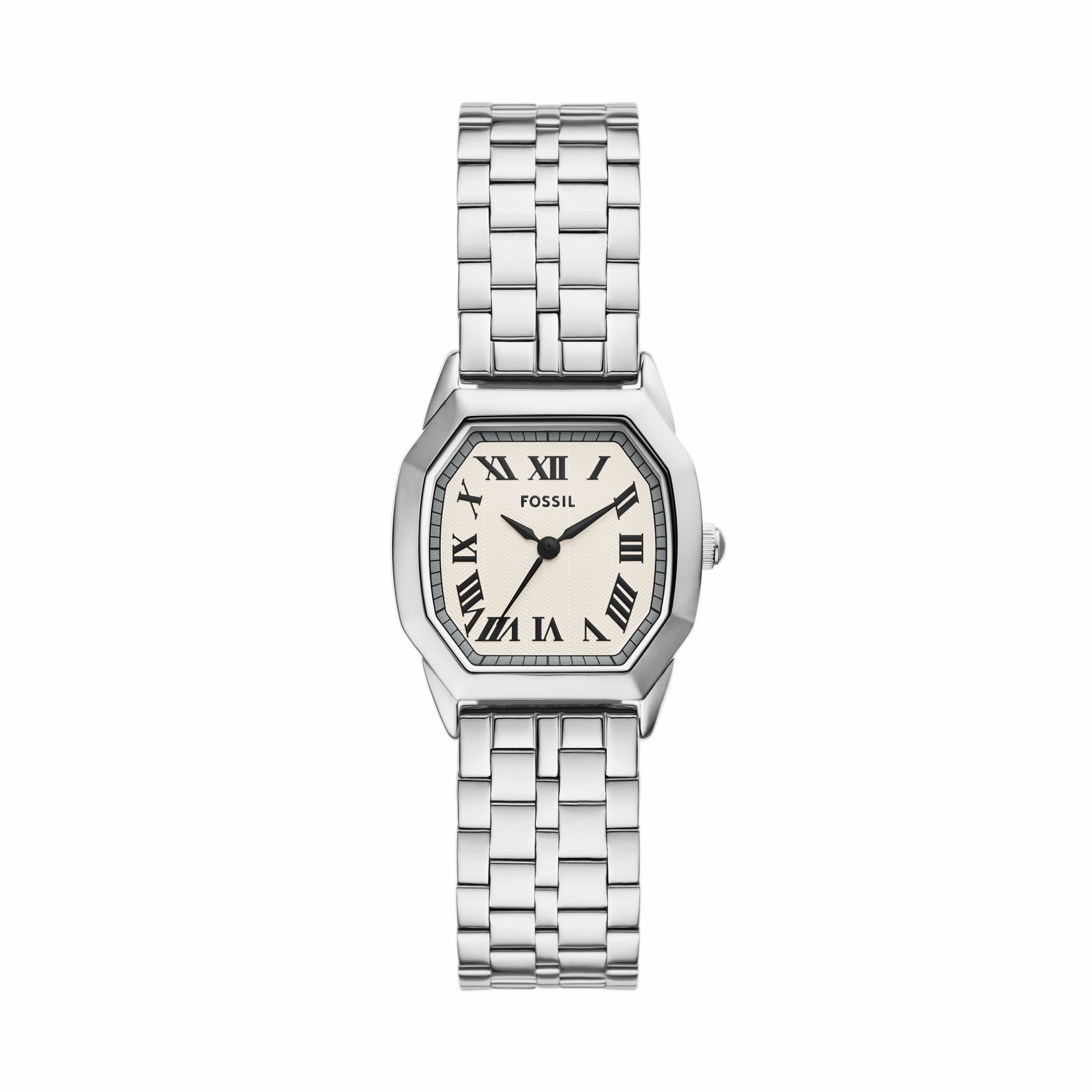 Harlow Three-Hand Stainless Steel Watch