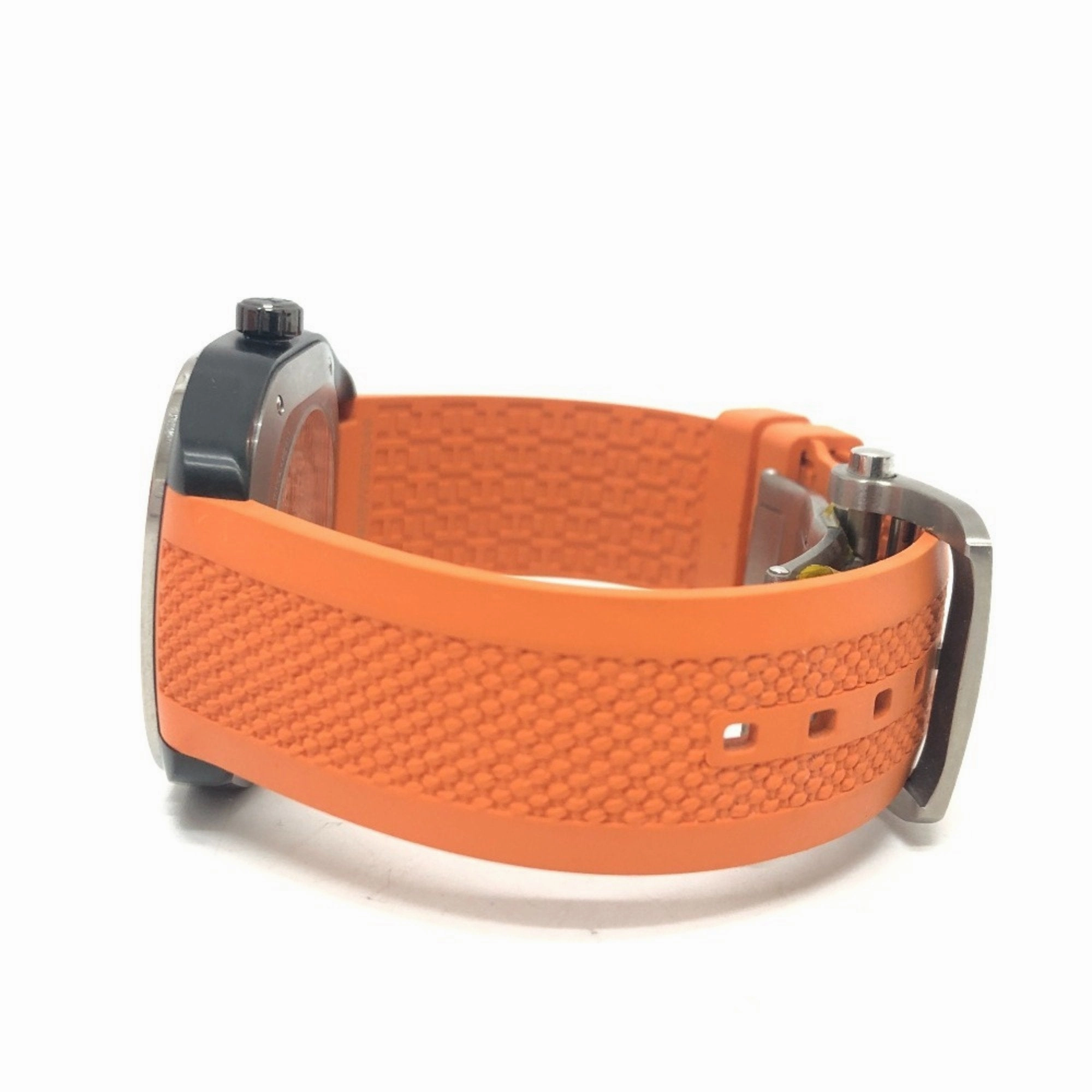 Hermes Stainless Steel Titanium Wristwatch (Pre-Owned)