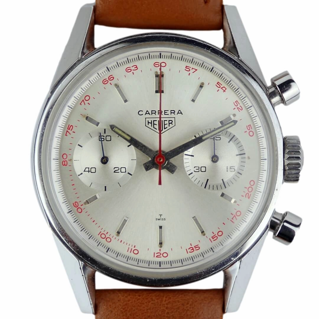 Heuer Carrera 3647 T 'Red Tachy'