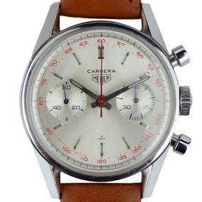 Heuer Carrera 3647 T 'Red Tachy'