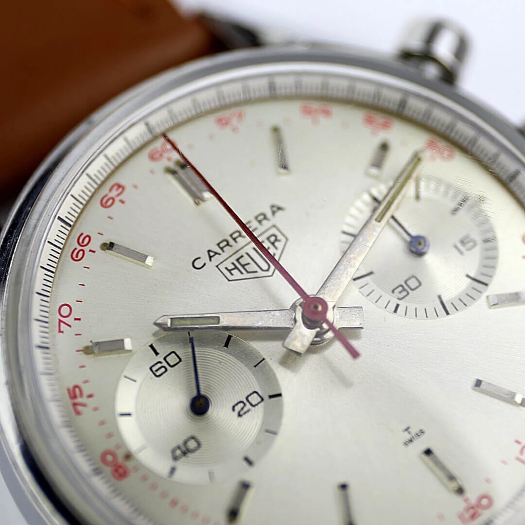 Heuer Carrera 3647 T 'Red Tachy'