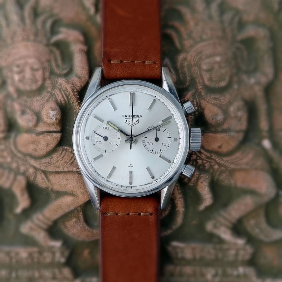 Heuer Carrera 45 3647S Men's Vintage Watch