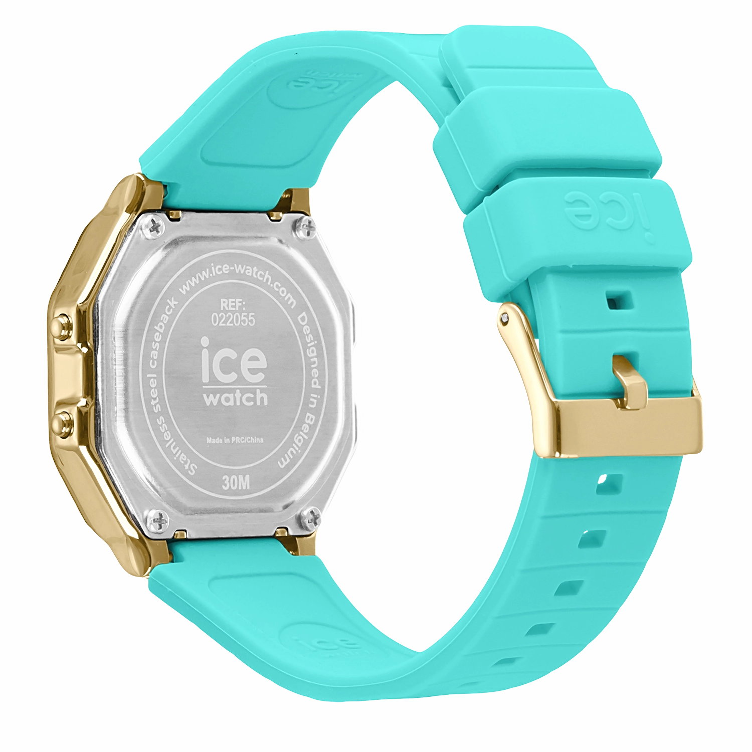 ICE digit retro - Blue curacao
