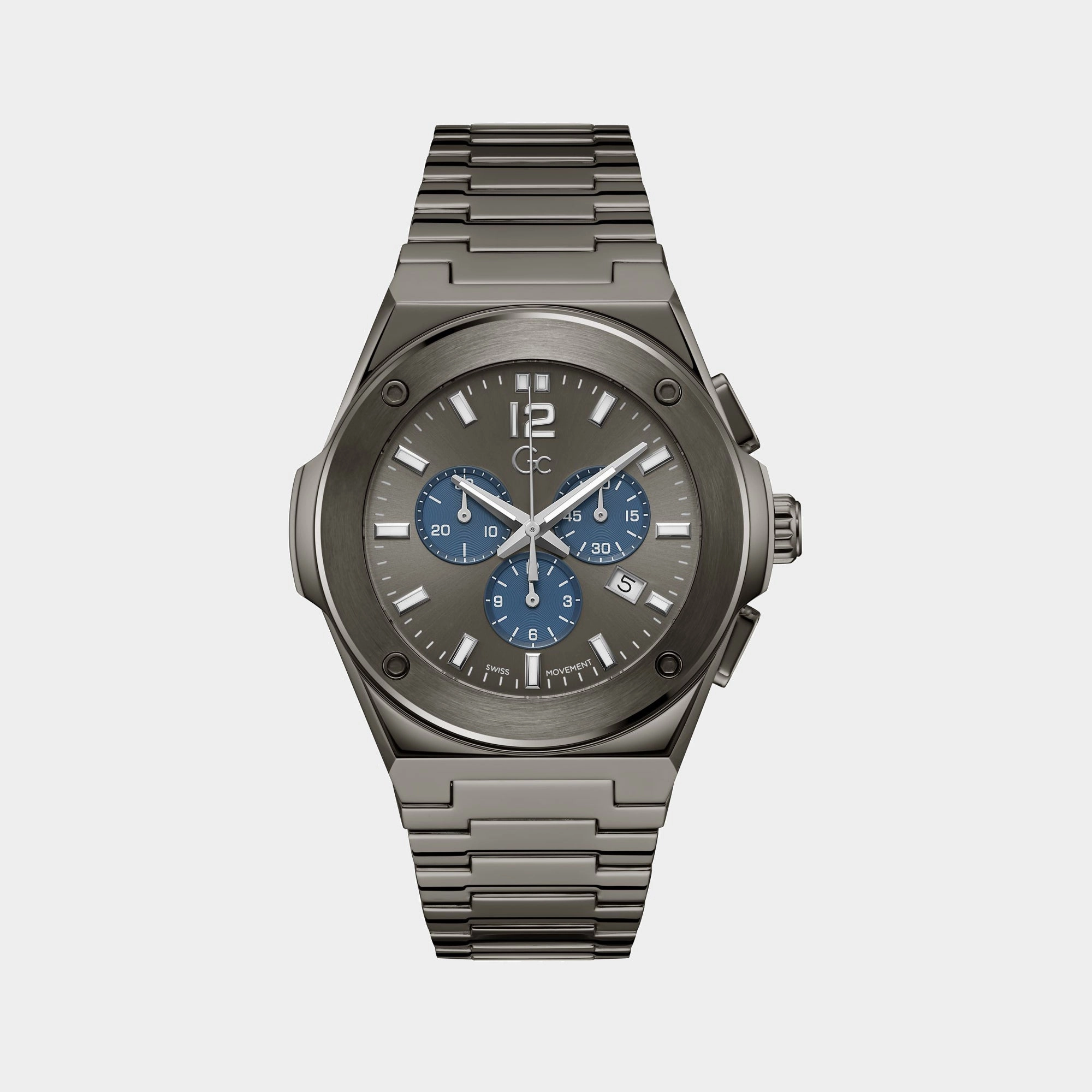 Idol Men's Grey Chronograph Stainless Steel Watch Z33003G5MF