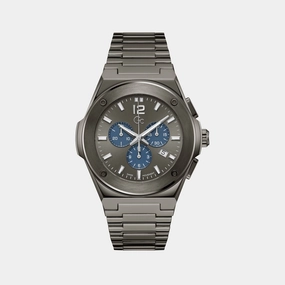 Idol Men's Grey Chronograph Stainless Steel Watch Z33003G5MF