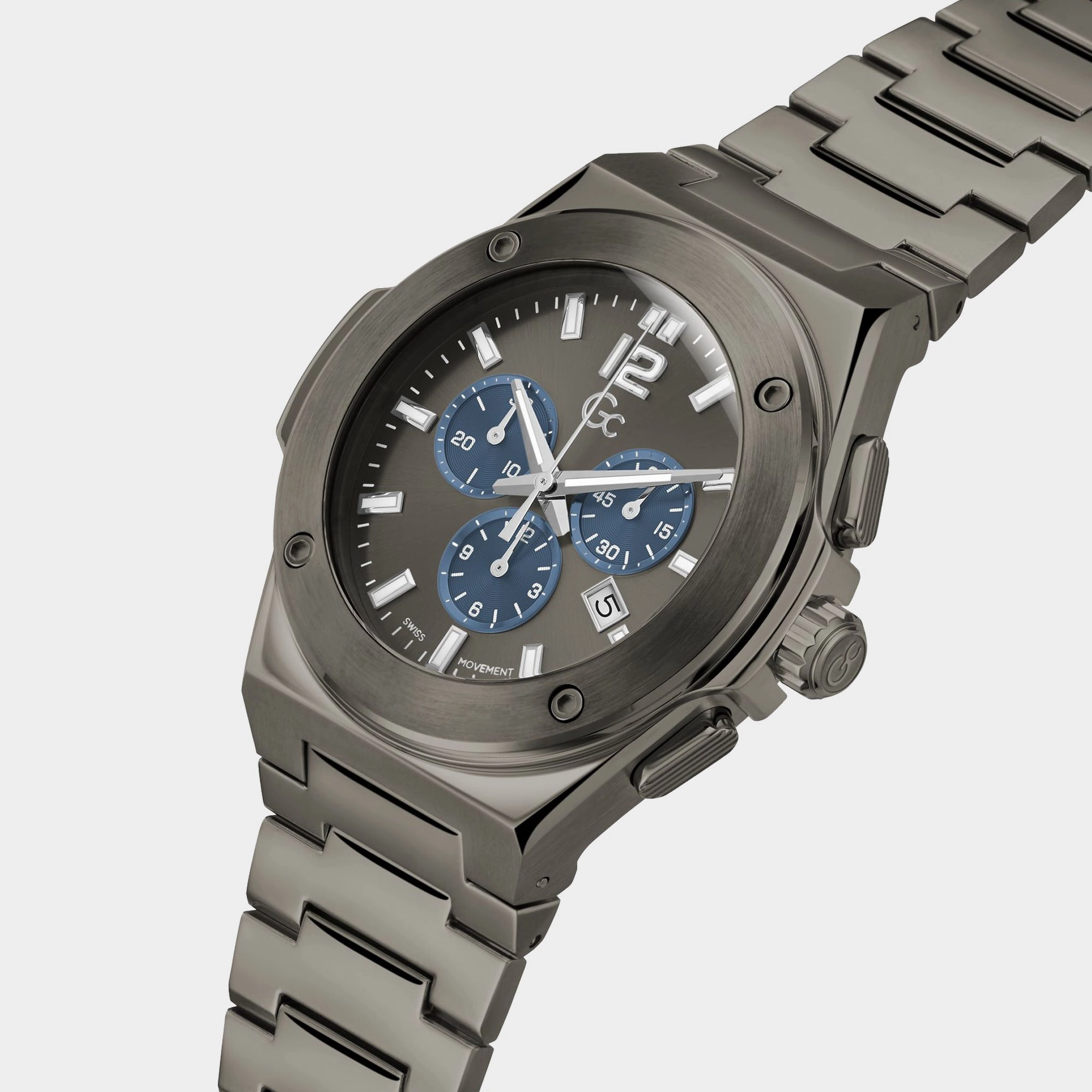 Idol Men's Grey Chronograph Stainless Steel Watch Z33003G5MF