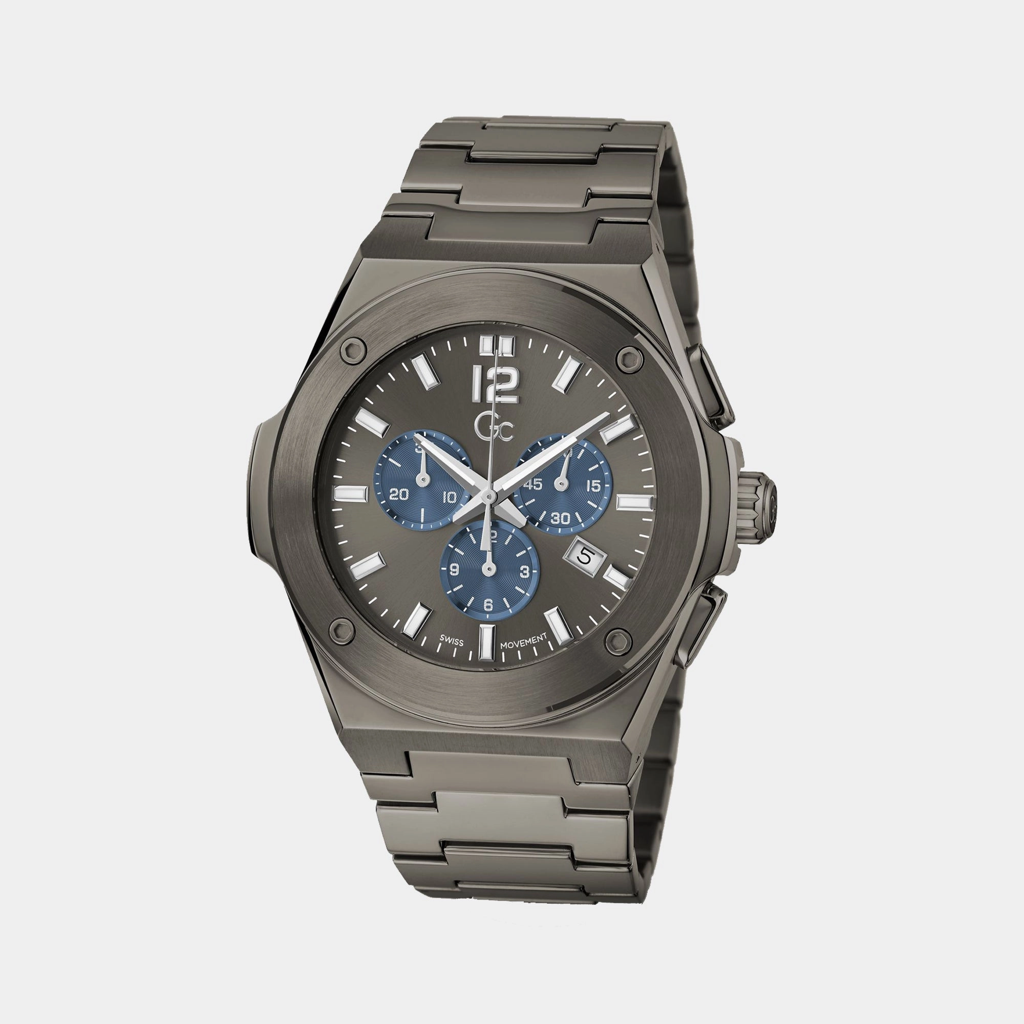 Idol Men's Grey Chronograph Stainless Steel Watch Z33003G5MF