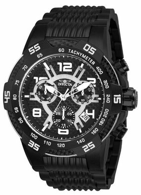 Invicta 25288 Men's Speedway Black IP Steel Bracelet Chrono Watch