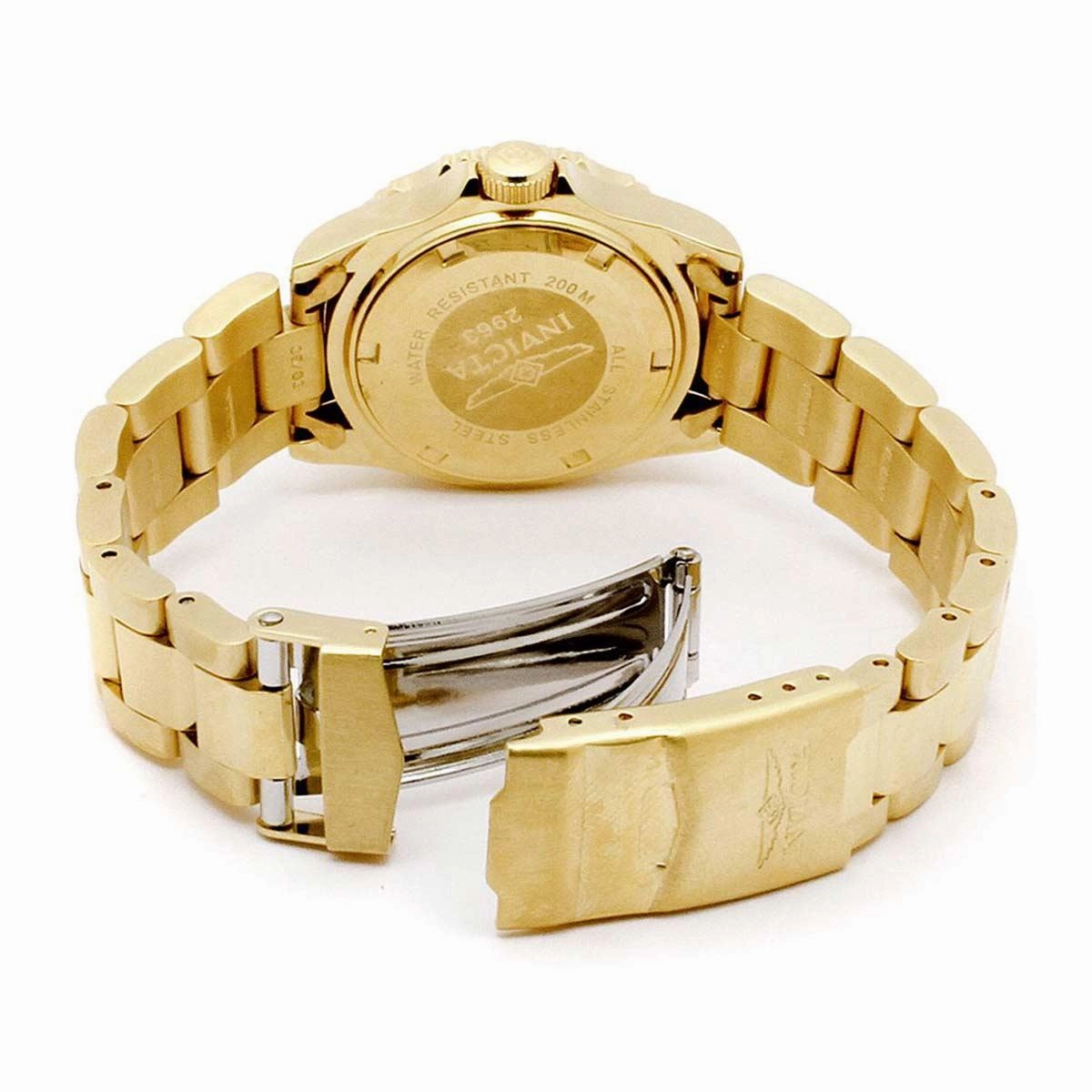 Invicta 2963 Women's Pro Diver Gold Tone SS Watch