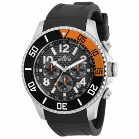 Invicta 30708 Men's Pro Diver Black Dial Strap Chronograph Watch