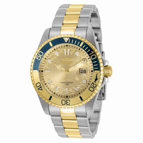 Invicta 30948 Men's Pro Diver Quartz Gold Tone Dial Bracelet Watch